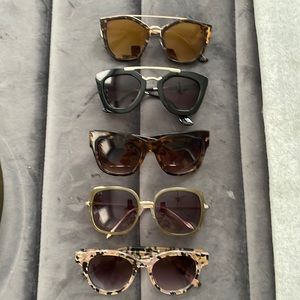 Lot of FIVE PAIRS of Anthropologie sunnies!